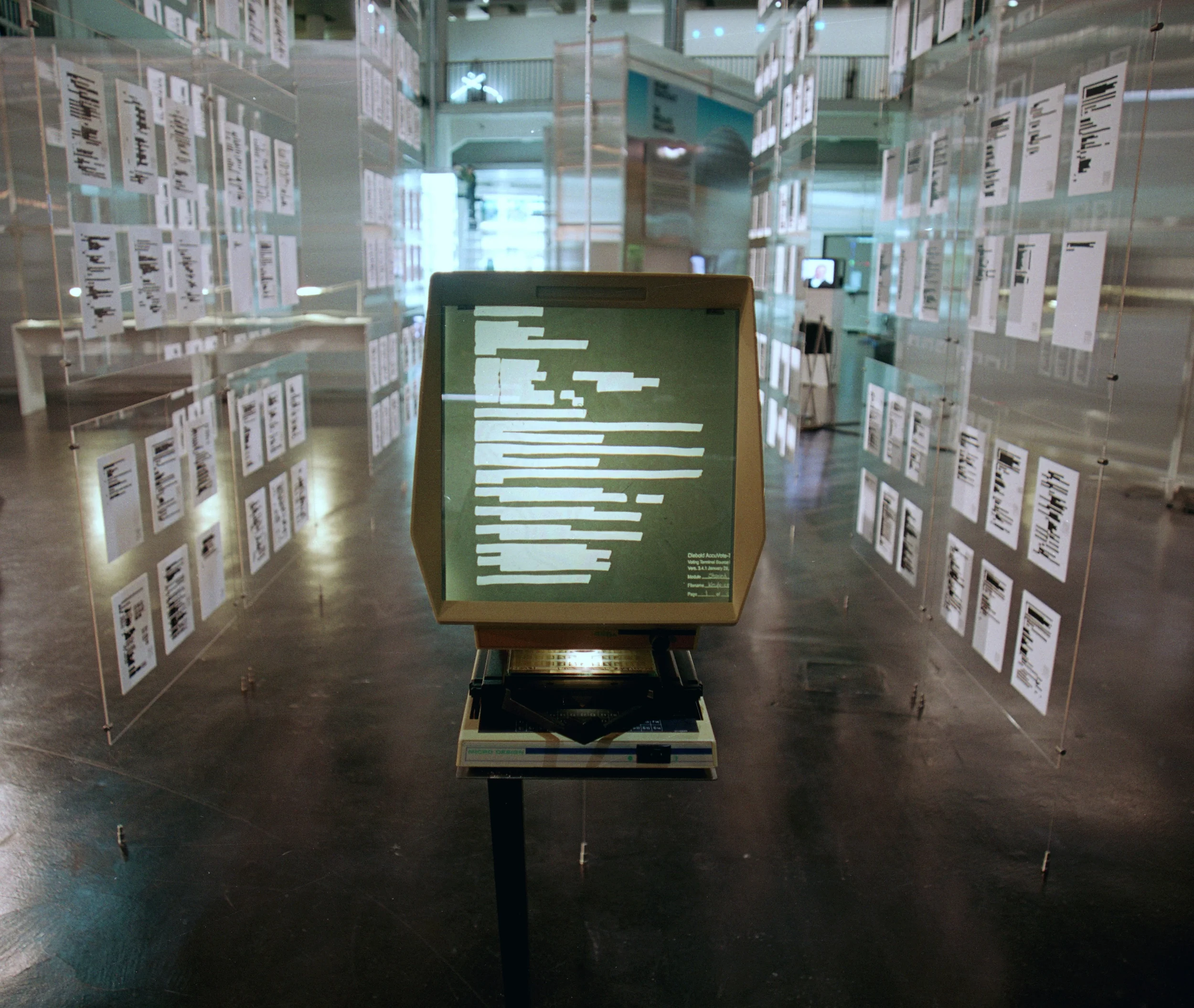 Accuvote Machine Dark Source (Ben Rubin, EAR Studio) — Dieter Janssen Architecture