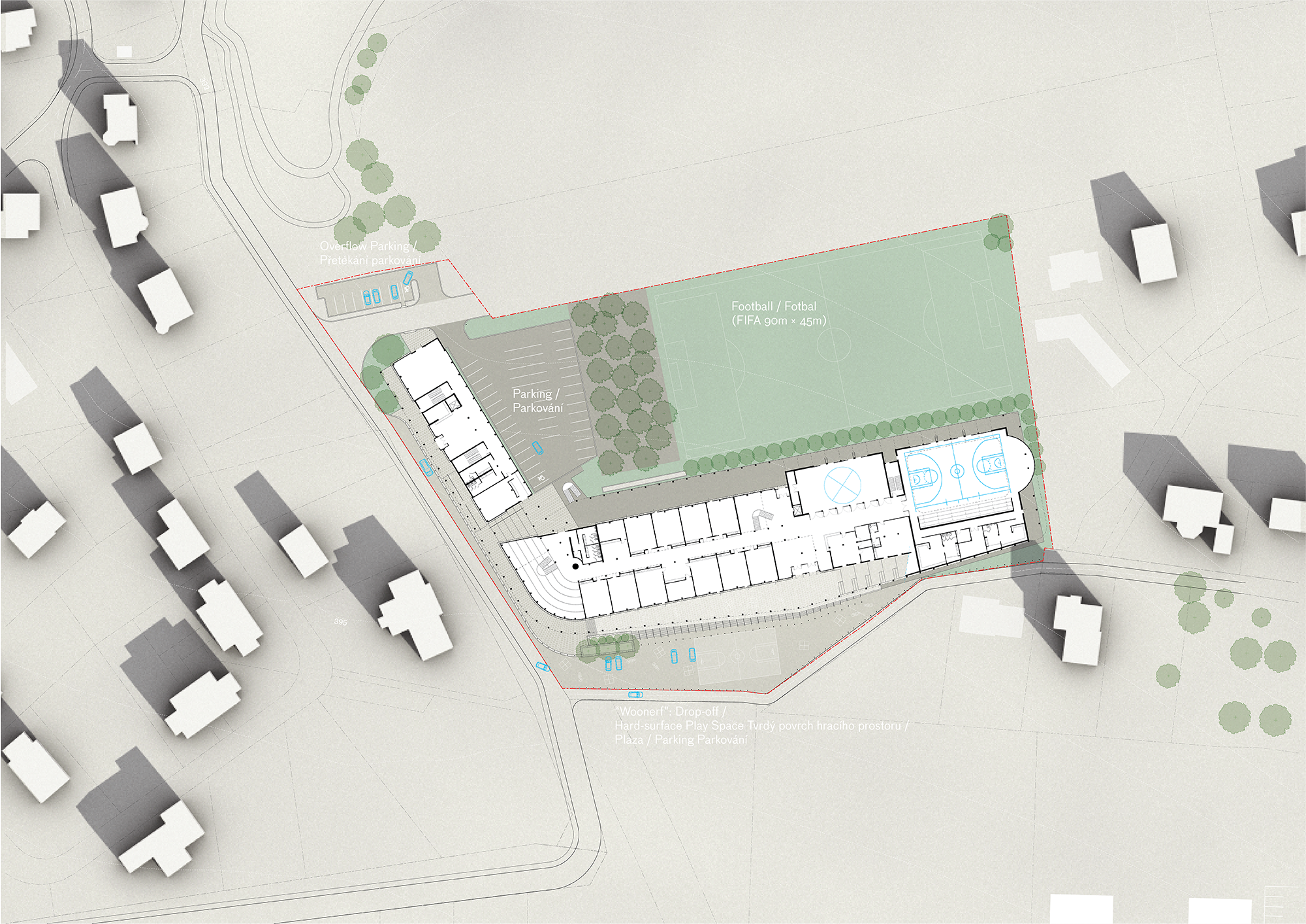 Site Plan, phase 1