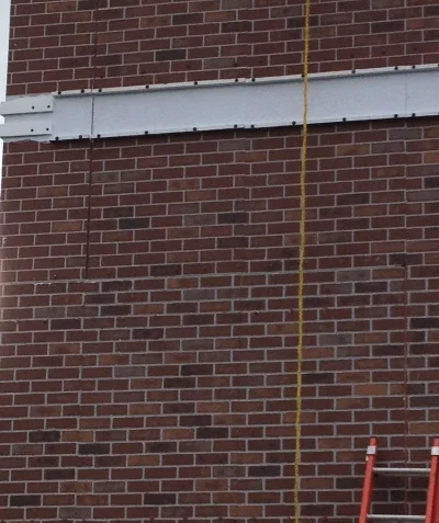 The panels installed