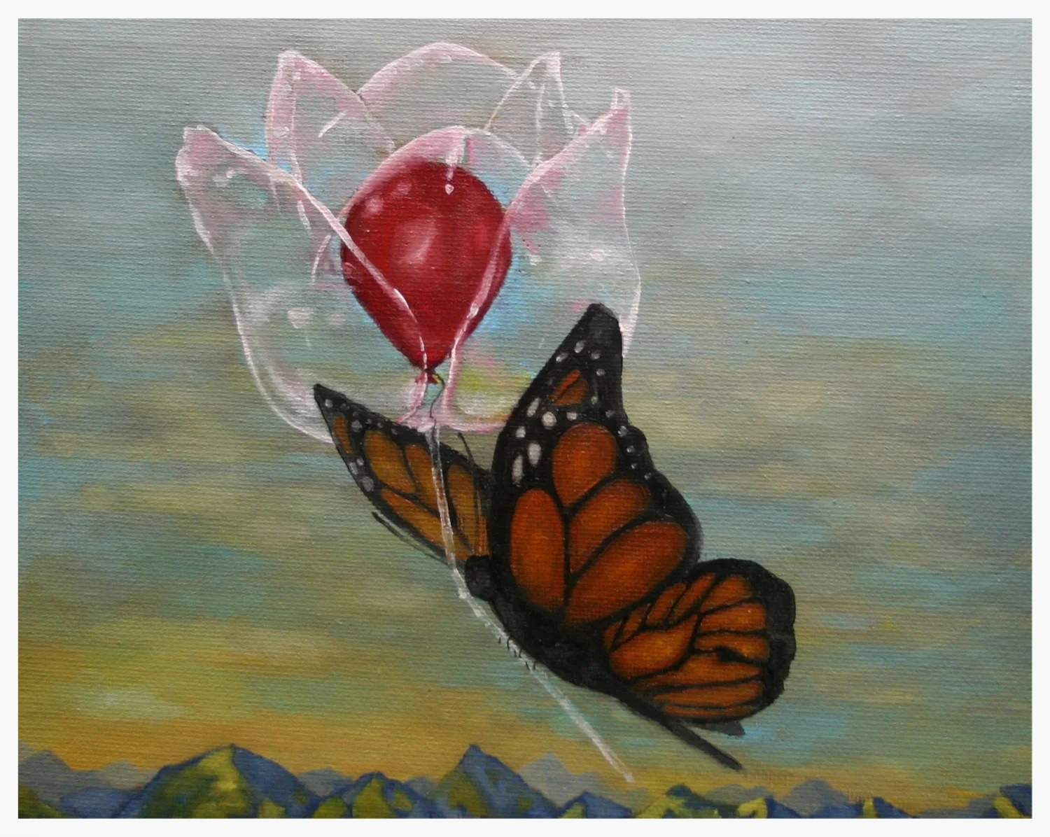8"x10" oil painting illustration