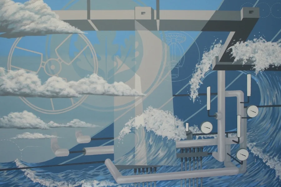 Final 48"x32" mural panel