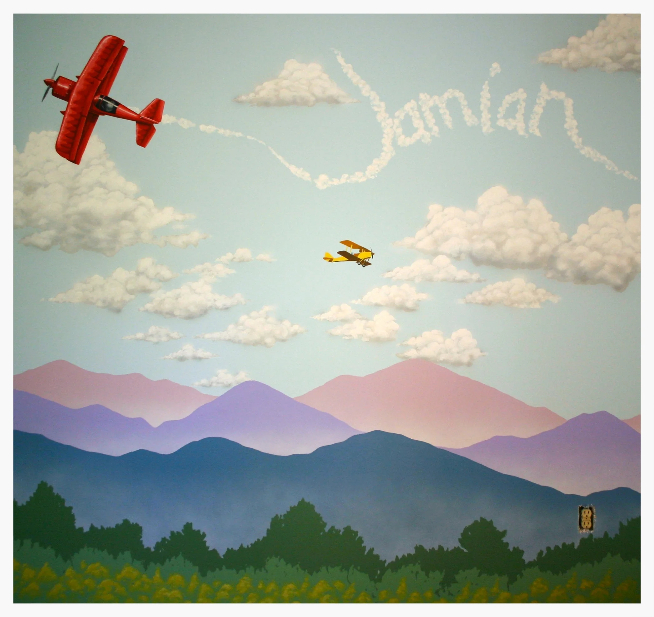 Skywriter Mural