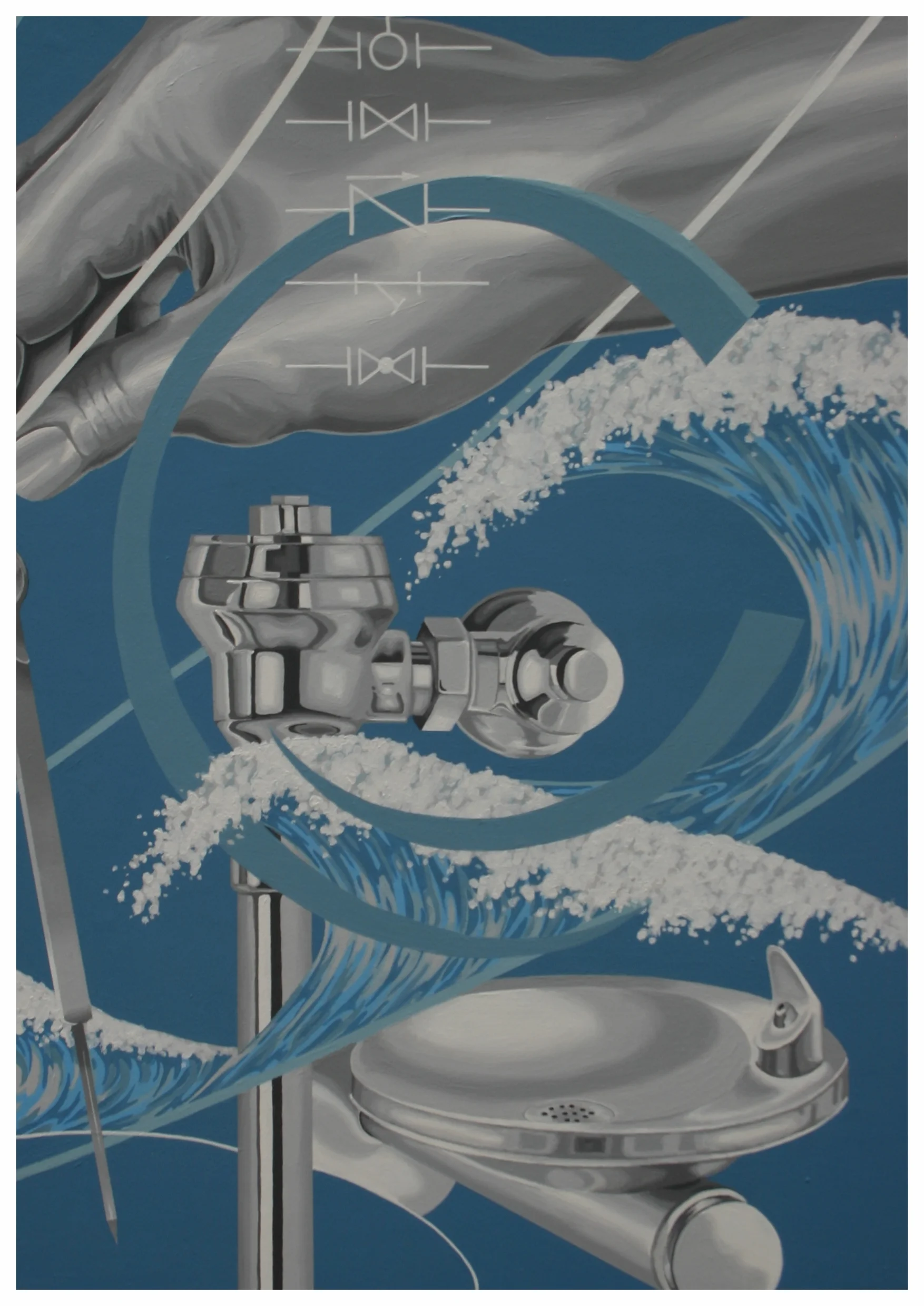 Engineering company triptych