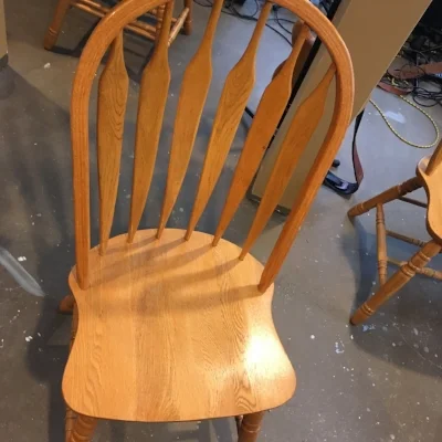 Chairs before painting