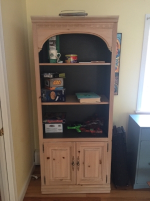 Cabinet before painting