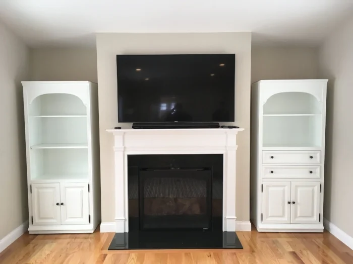 Cabinets after paint!