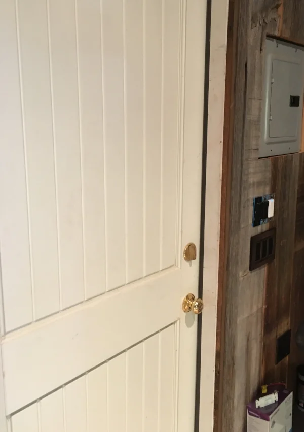 Door frame before