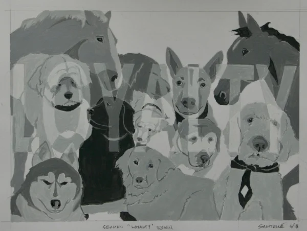 The initial concept "sketch"
