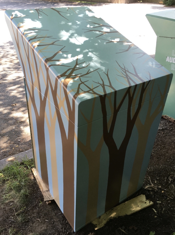 Back and top of box