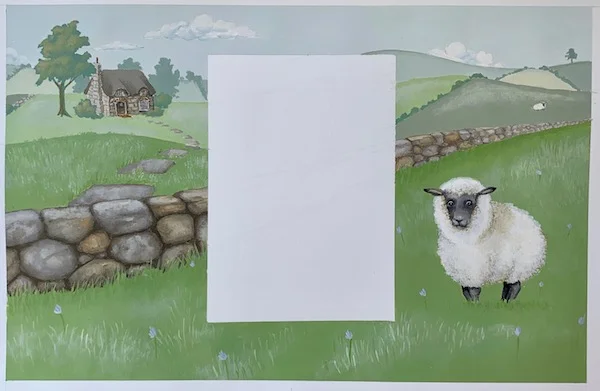 Concept painting for wall 2