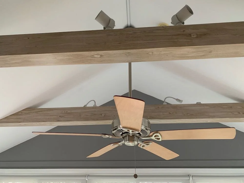 Faux wood beams