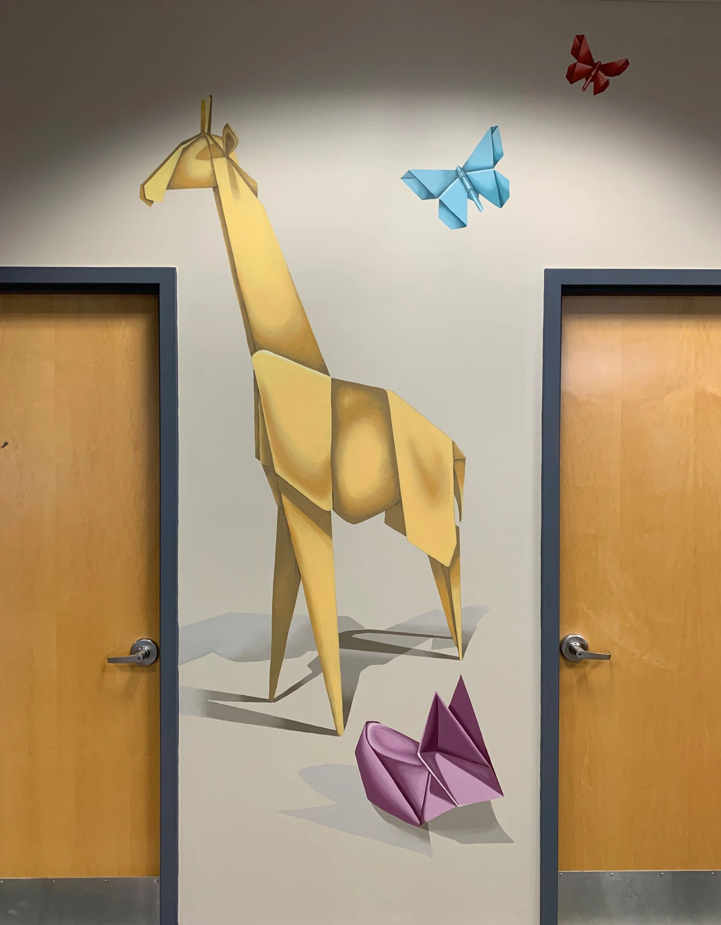 Origami murals