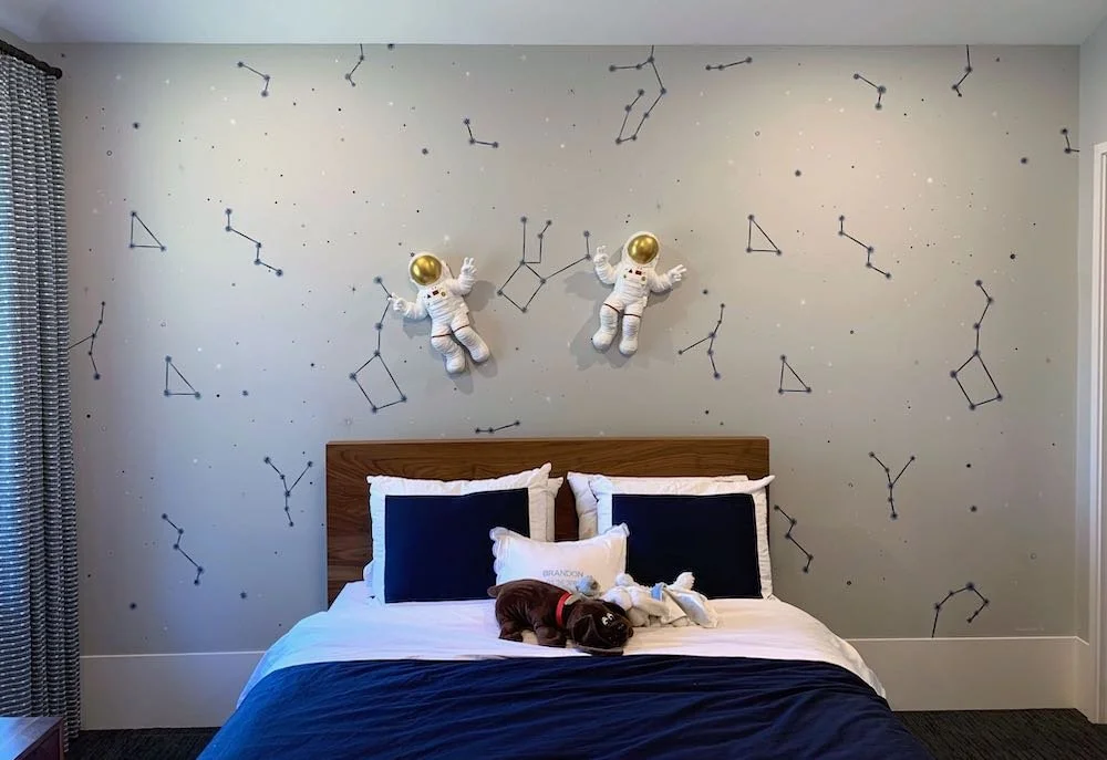 Constellation mural in Weston, MA