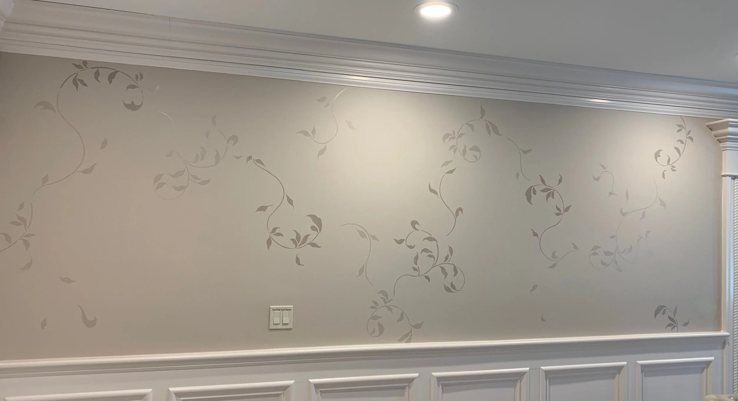 Painted pattern walls