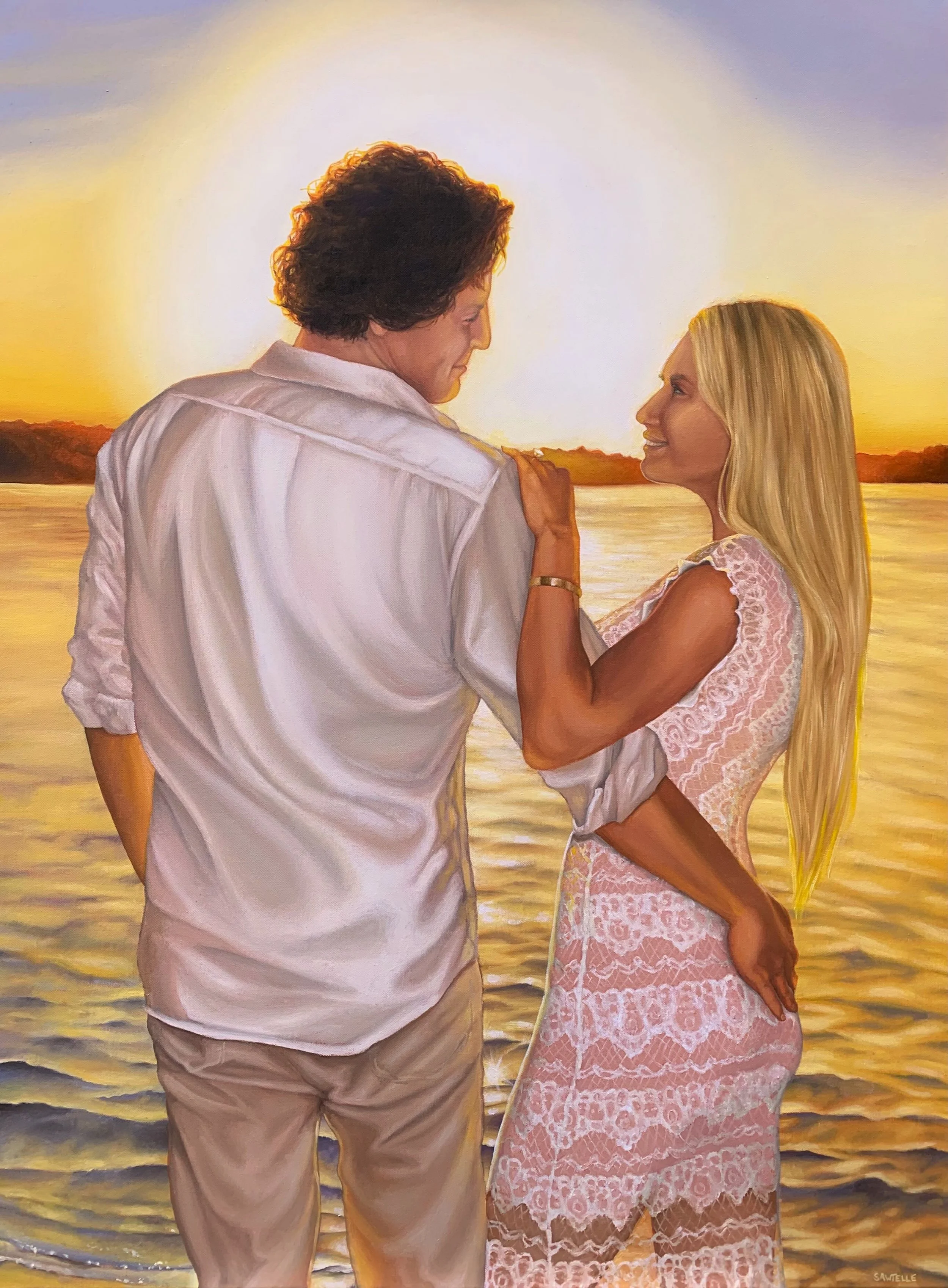 30"x40" custom painting/ oil on canvas