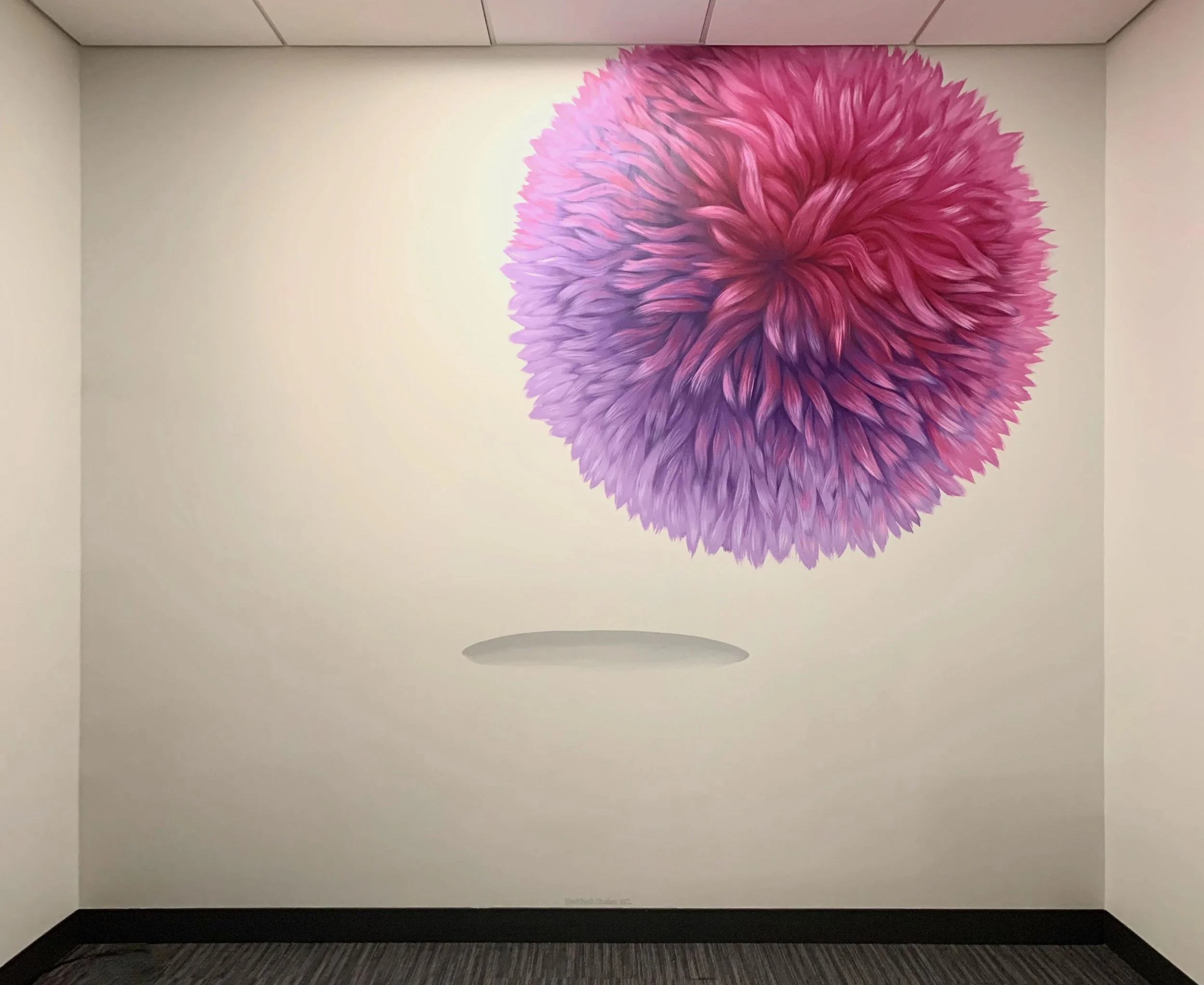 Office space mural in Cambridge, MA