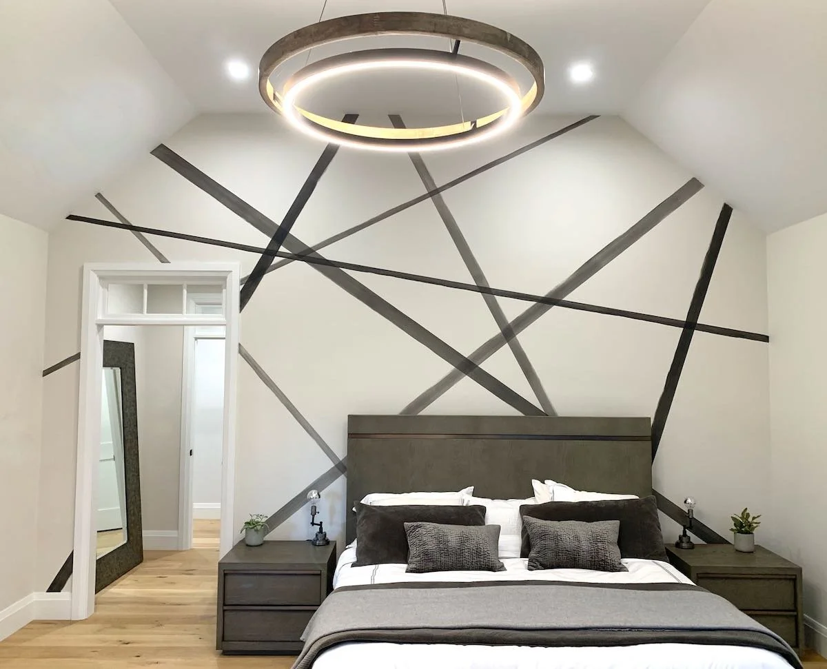 Graphic feature wall