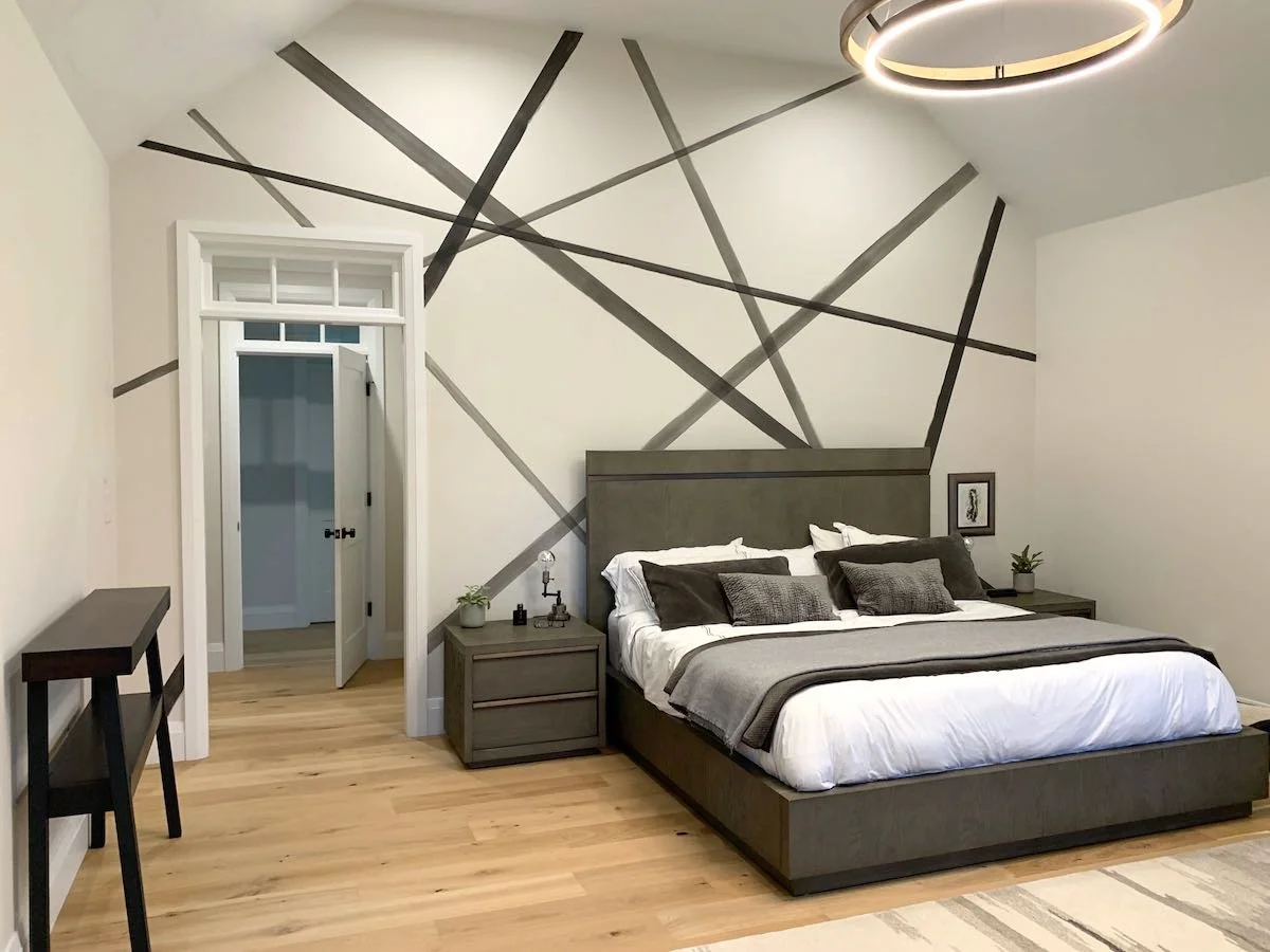 Graphic feature wall