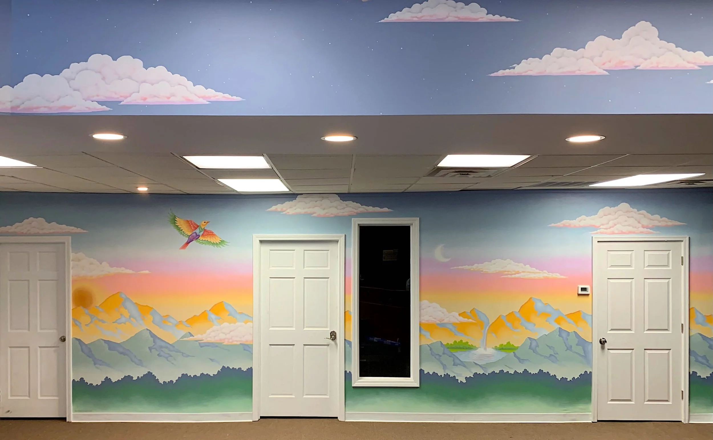 Mural for the Lark Center "Skylark" facility