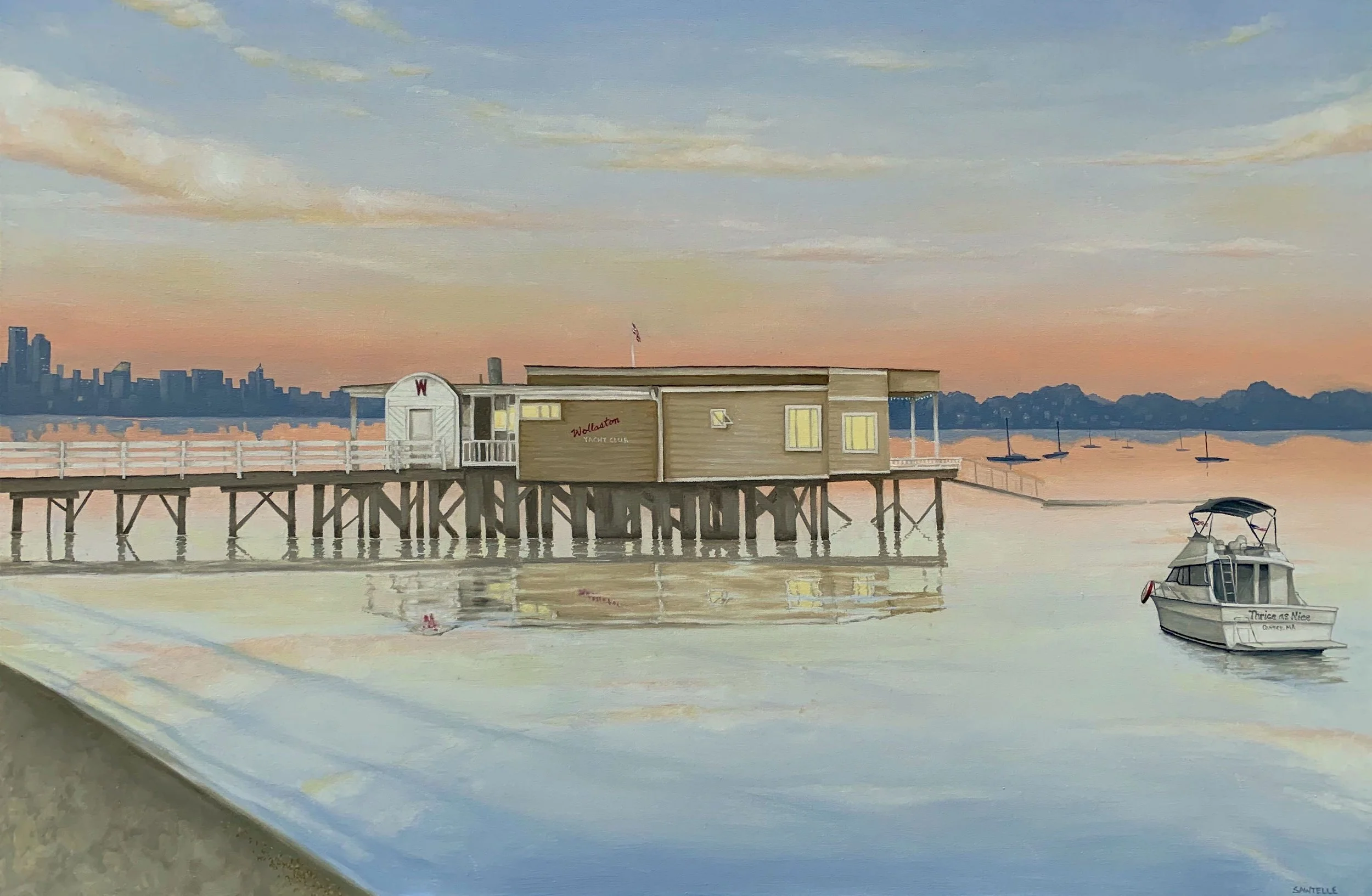 36"x24" custom painting/ oil on canvas