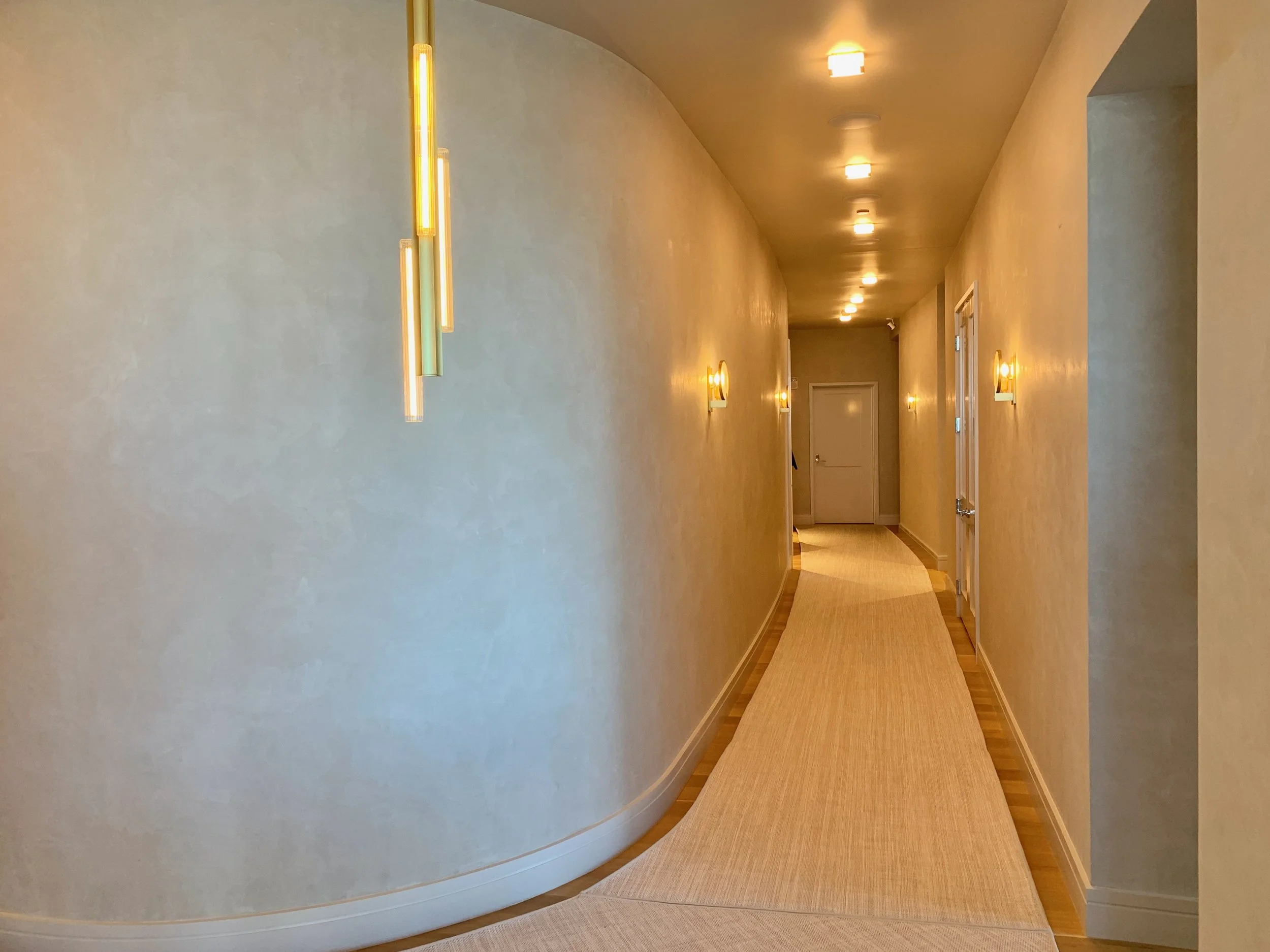 Venetian plaster finish