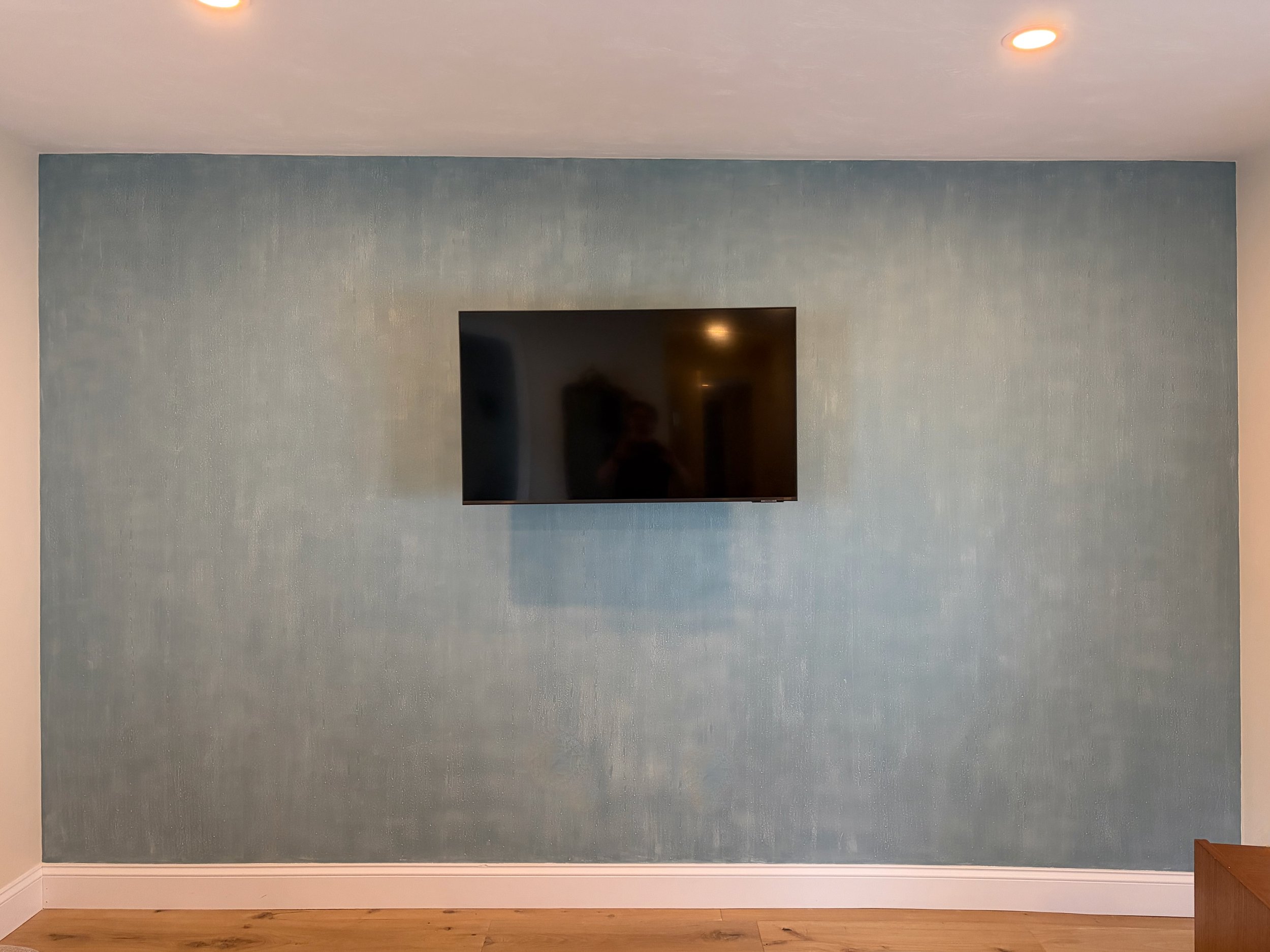 Custom texture finish