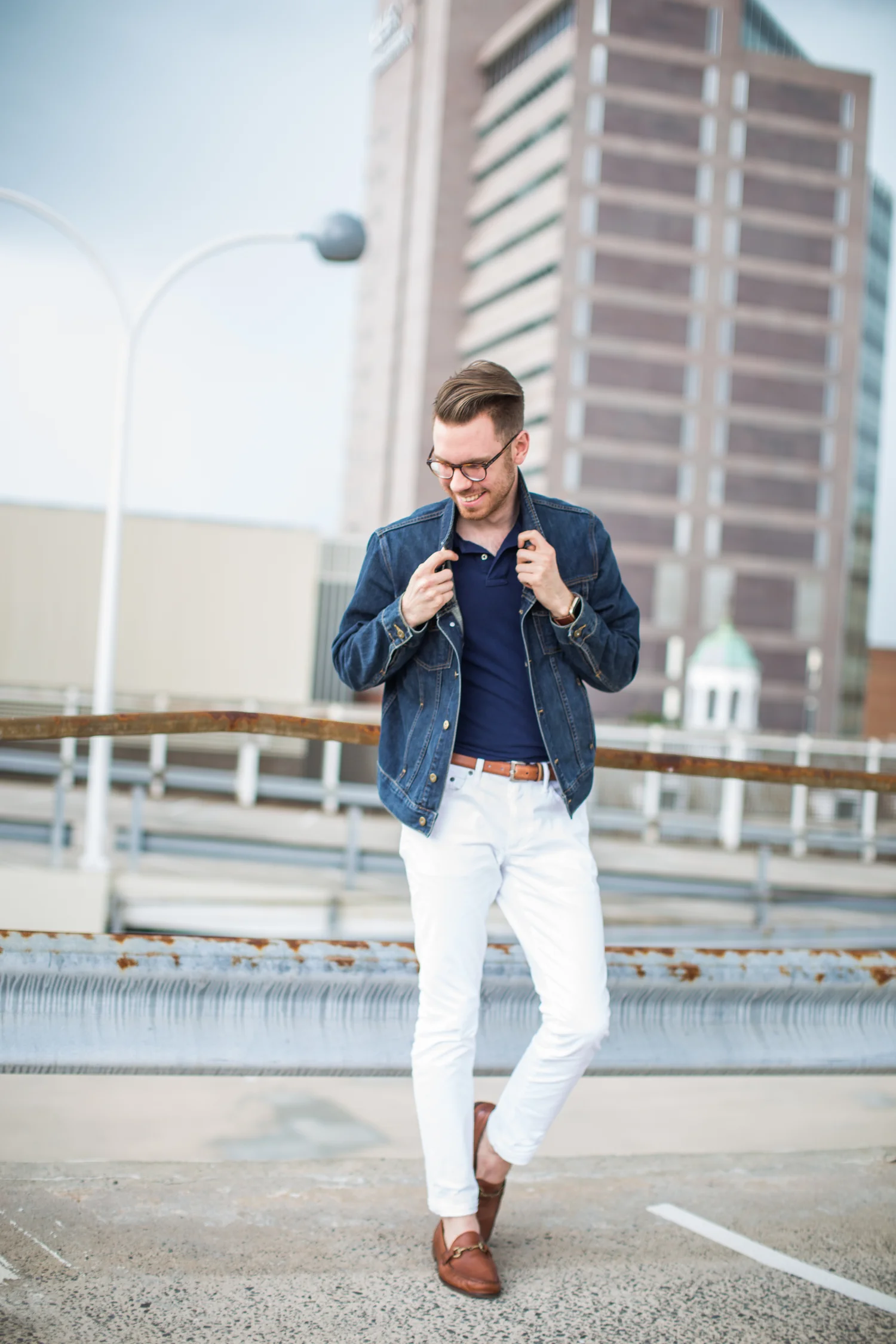 EUC COLE HAAN 10.5 white on green on denim! See how @s_alfurqon level up the office style game with Cole  main image 4