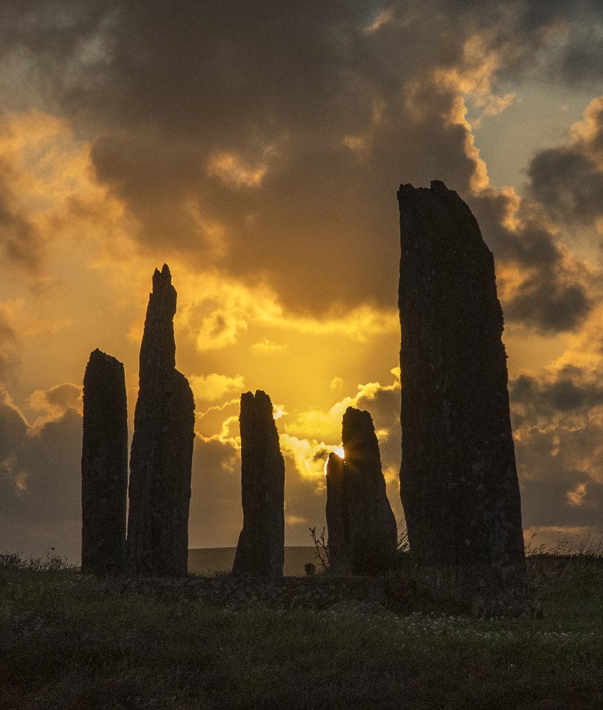 Sunset, Ring of Brodgar, Orkney Islands, Scotland