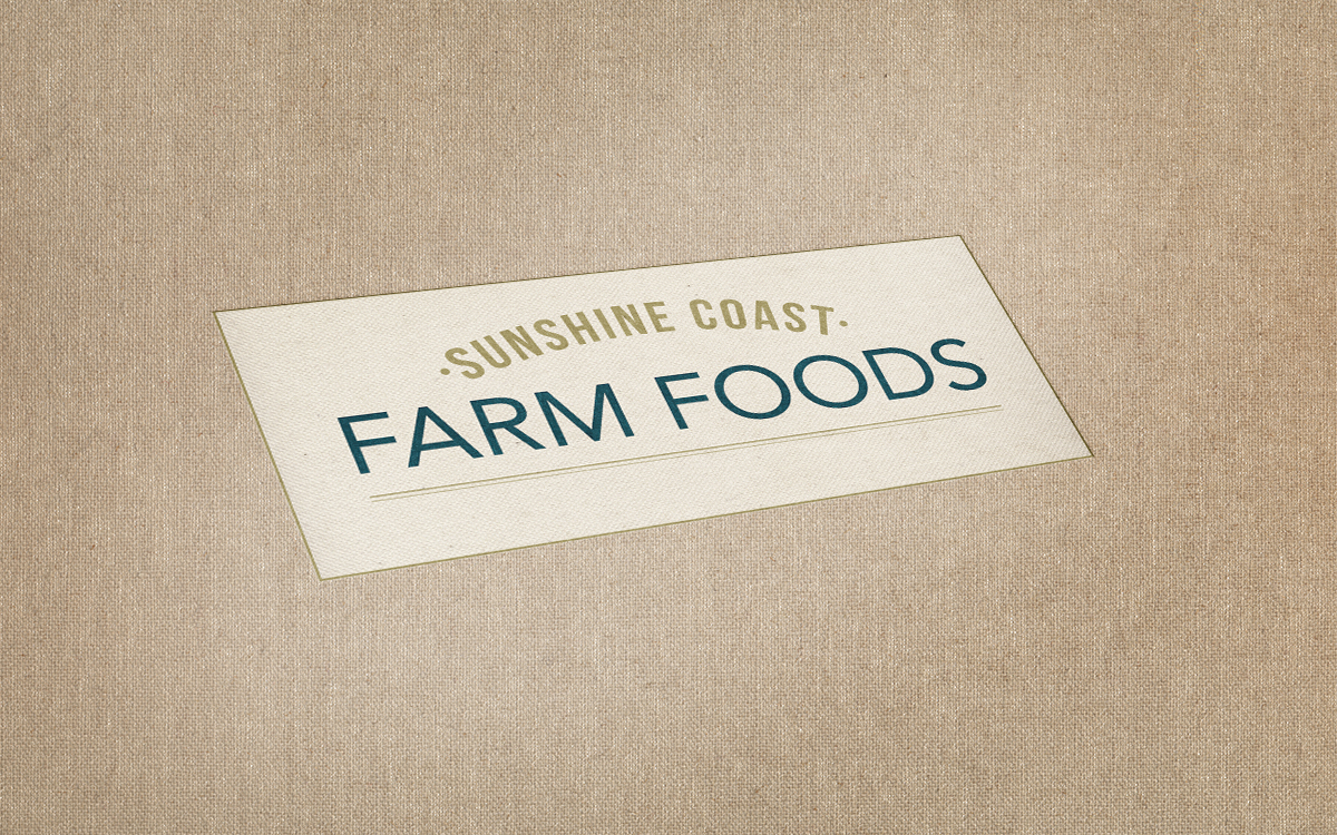 SUNSHINE COAST FARM FOODS - LOGO DESIGN