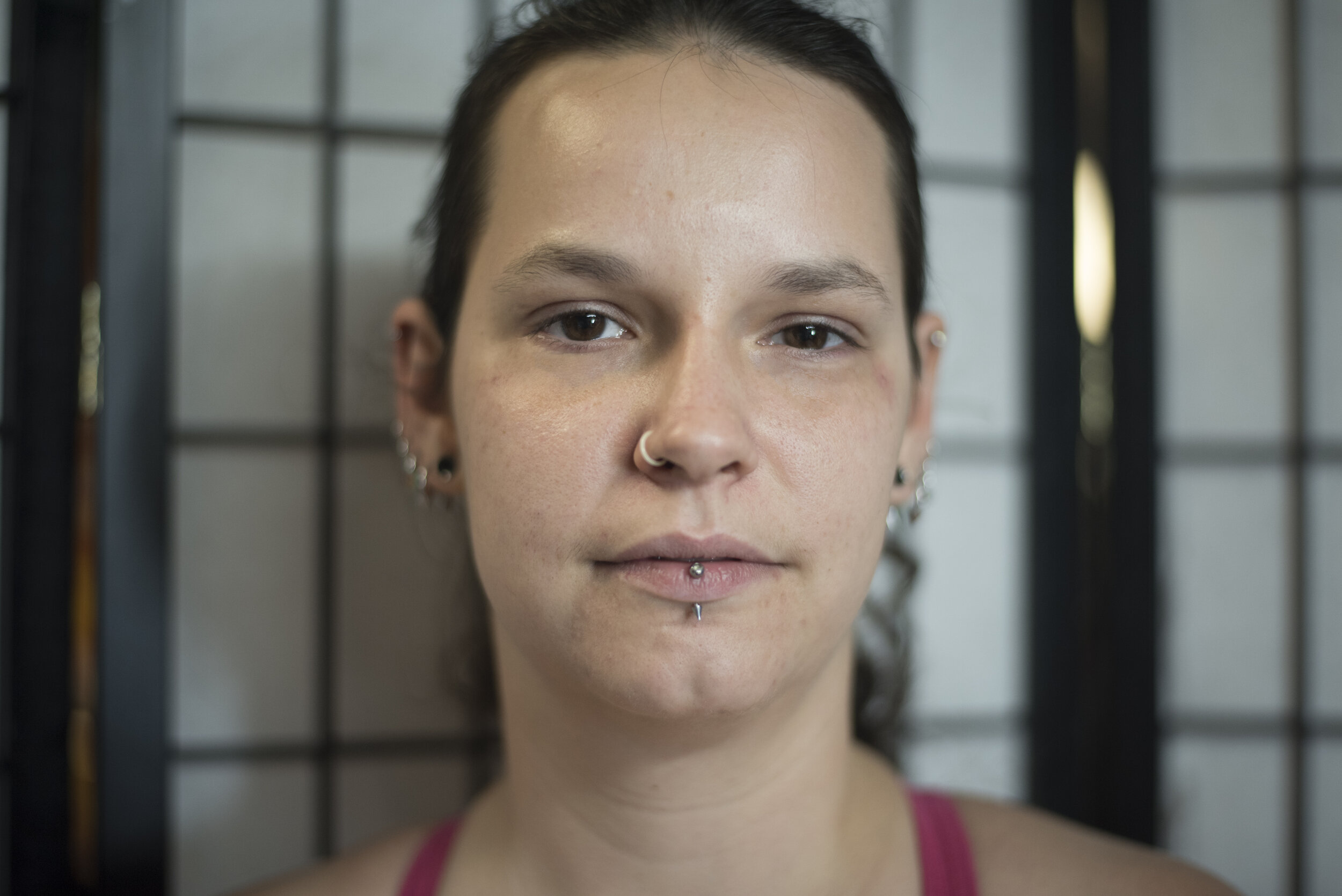 Before permanent eyeliner