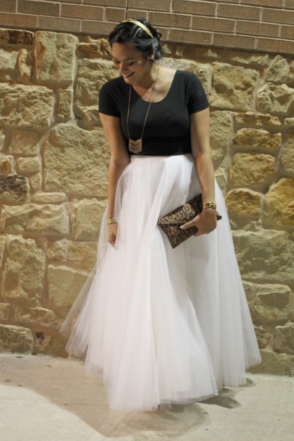 TOP: American Apparel (USA) / SKIRT: Emily Hallman (local designer) / NECKLACE: Noonday Collection (fair trade) / BAG: My Biotiful Bag (eco)