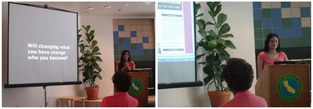 [Snapshots from my Capstone presentation stolen from my friend Christine's Facebook. Hilarious that you still have these!]&nbsp;