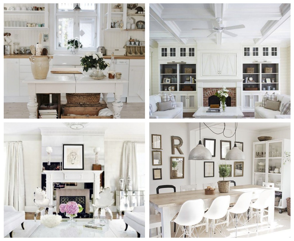 White everything! So bright and light!&nbsp;