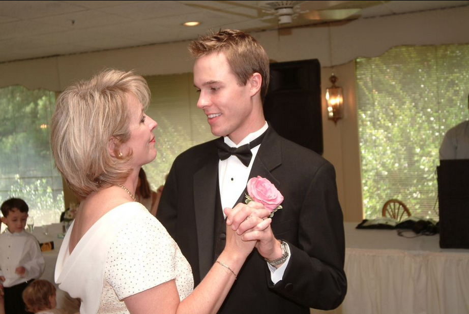 Dancing to "Georgia On My Mind" for the mom / son dance.&nbsp;