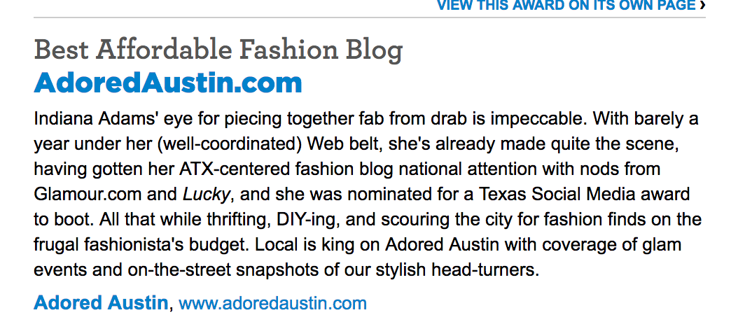 2009 | First time a publication mentioned my blog!