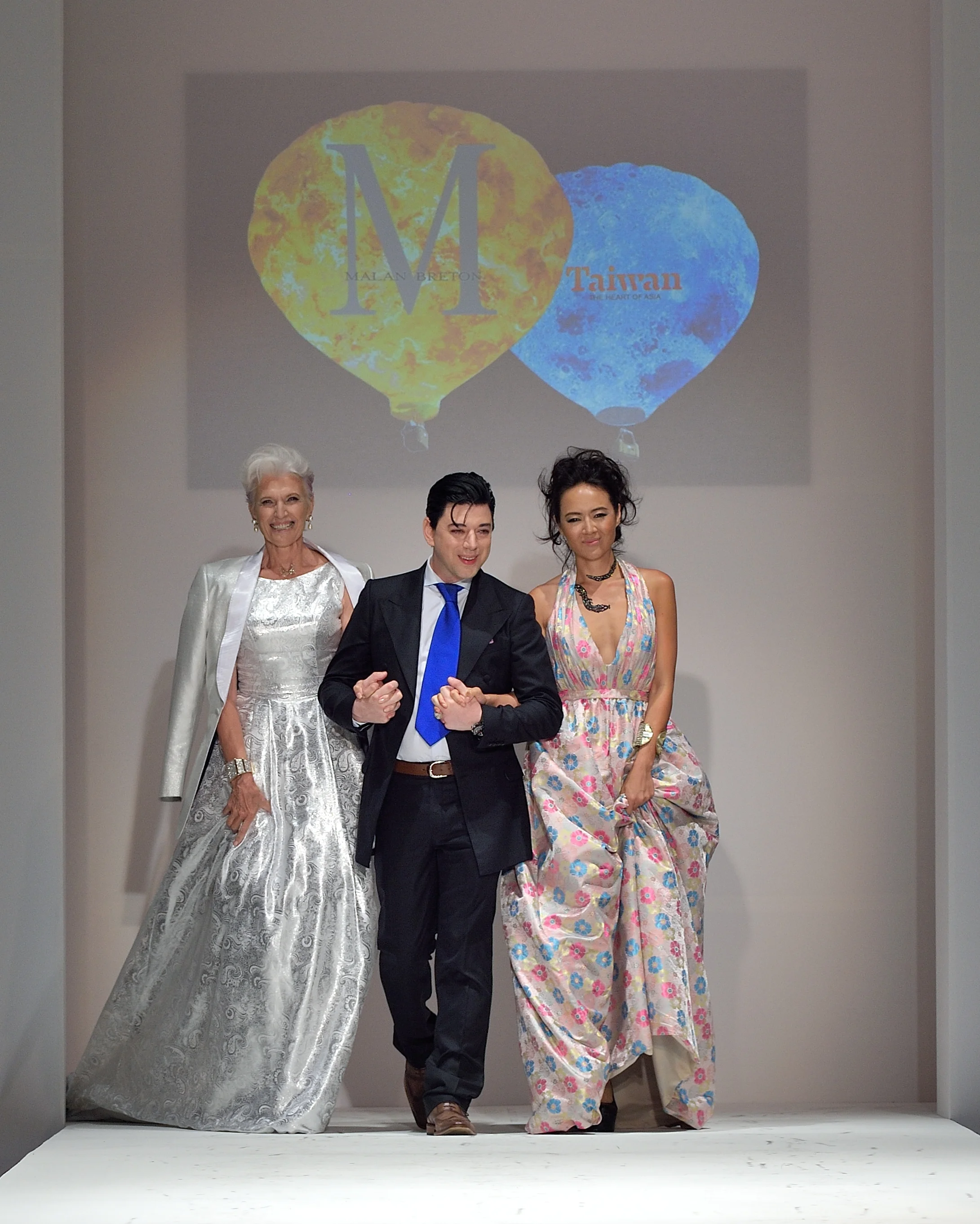 Angel Pai, with Malan Breton and Maye Musk