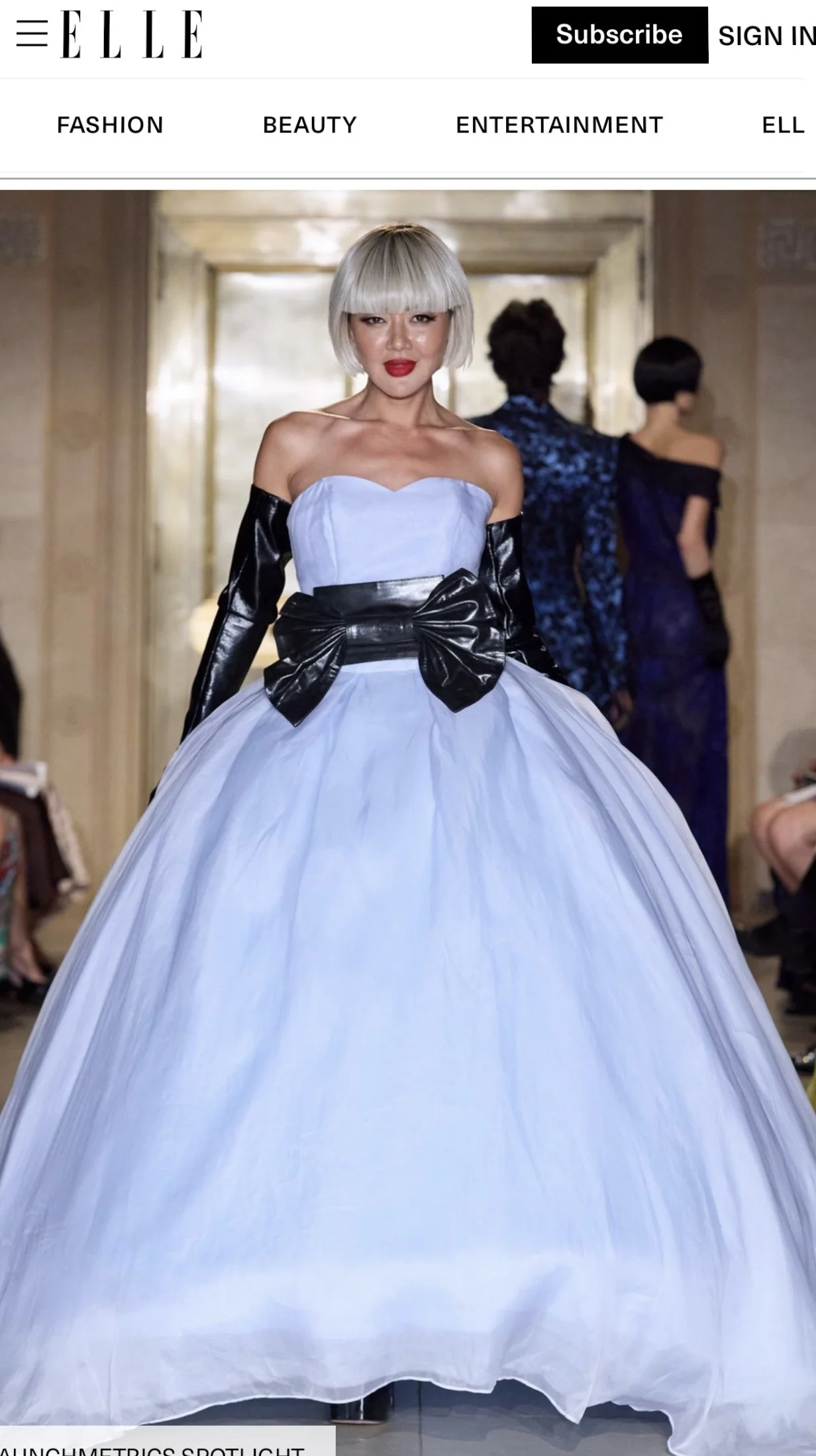 Angel Pai for Malan Breton NYFW SS2026, Elle Italy