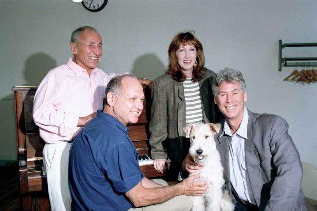 Arthur Laurents, Charles Strouse, Joanna Gleason, Riley and Barry Bostwick