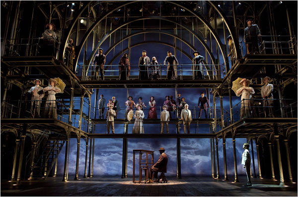 The Broadway revival company of Ragtime .