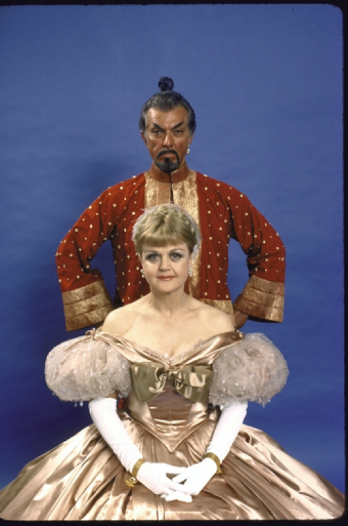 Angela Lansbury and Michael Kermoyan in the 1978 Broadway revival of The King and I.