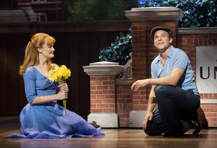Kate with Norbert Leo Butz in Big Fish .
