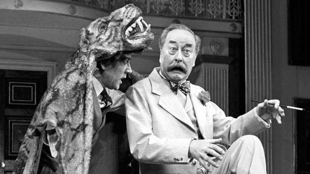 Robert Lindsay and Frank Thornton in Me and My Girl