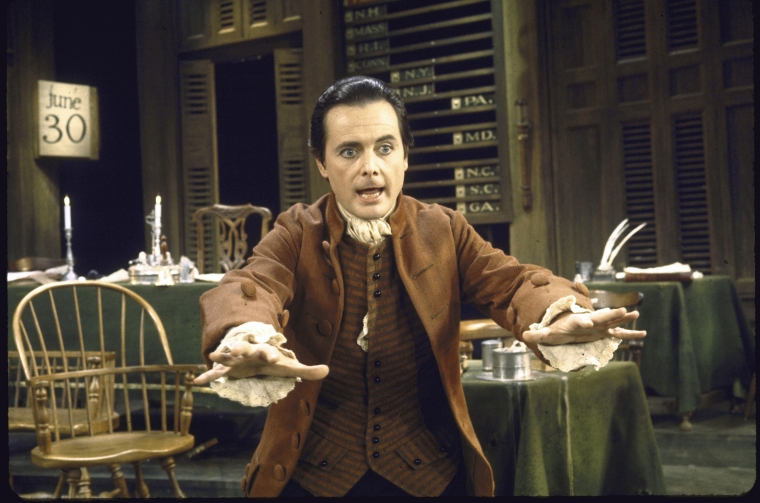 William Daniels as John Adams in 1776