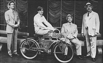 The 1993 Roundabout Theatre Broadway revival of She Loves Me. Boyd Gaines, Lee Wlkoff and Brad Kane, Louis Zorich.