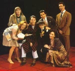 The cast of the 1992 Broadway production of Falsettos.