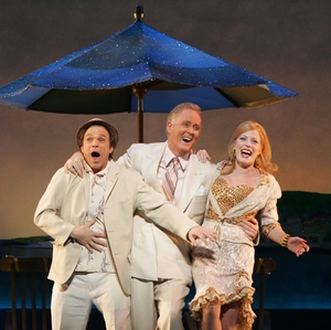 Norbert Leo Butz, John Lithgow and Sherie Renee Scott in Dirty Rotten Scoundrels.