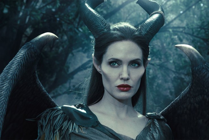 Angelina Jolie as Maleficent.
