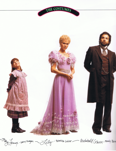 Daisy Eagan, Rebecca Luker and Mandy Patinkin portraits for The Secret Garden .