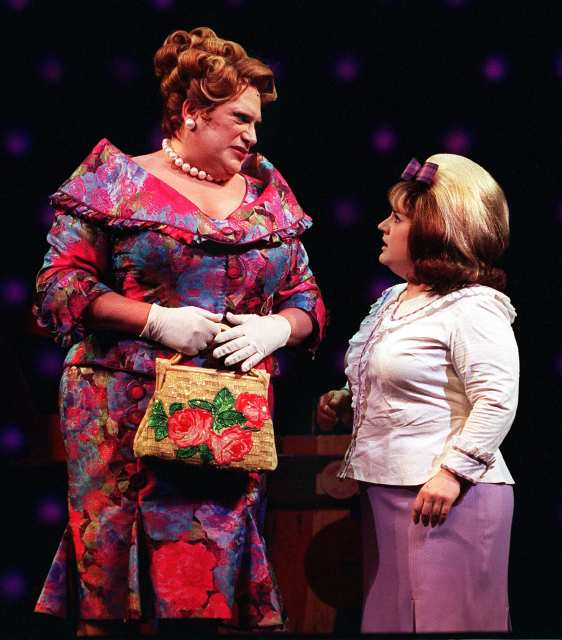 Harvey Fierstein & Marissa Jaret Winokour in Hairspray