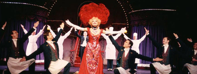 Carol Channing and company in Hello, Dolly!